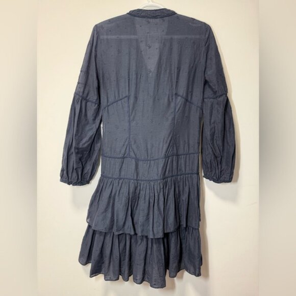 Ulla Johnson Midnight Blue Ruffle Jaclyn Dress size 0 - Picture 7 of 14